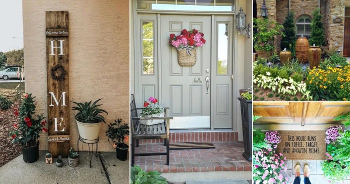 Outdoor decor for front door