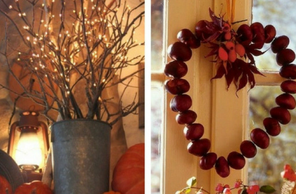 Simple fall outdoor decor