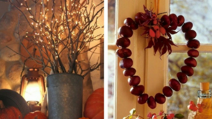 Simple fall outdoor decor