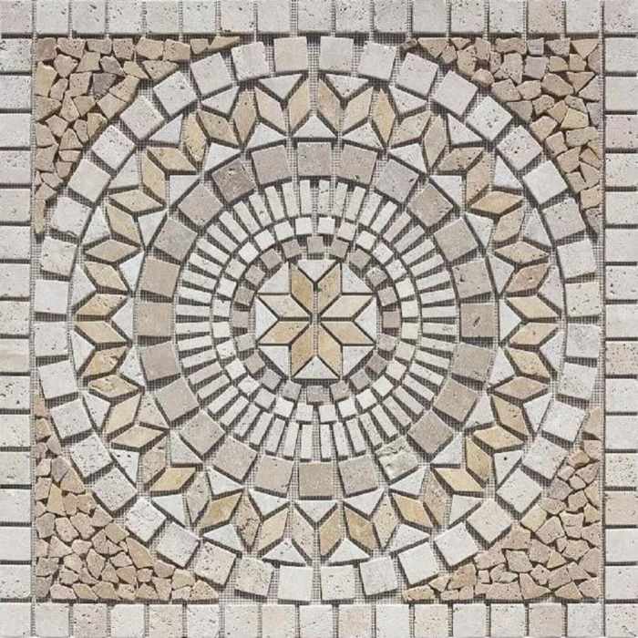 Floor and decor mosaic