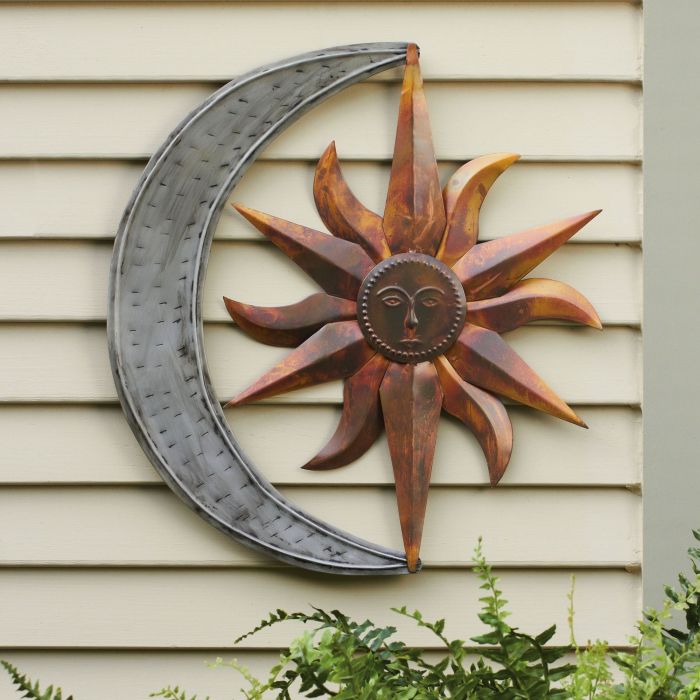 Large outdoor metal wall decor