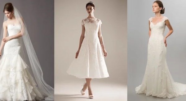 Less formal wedding dresses